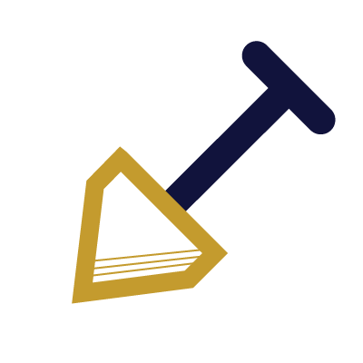 construction shovel icon