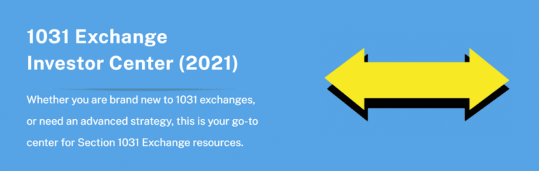 Introducing: The 1031 Exchange Investor Center
